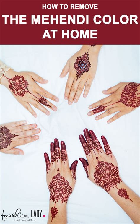 how to remove your henna howotremvo
