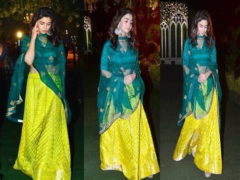 Alia Bhatts Gorgeous Wedding Ready Look In Designer Lehenga Choli By Lady India