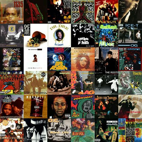 Top 100 Hip Hop Albums Of The 1990s Hip Hop Golden Age Classic Hip
