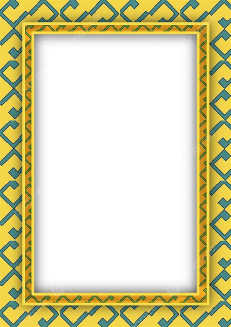 African Traditional Frame Border Design Transparent Image Clipart