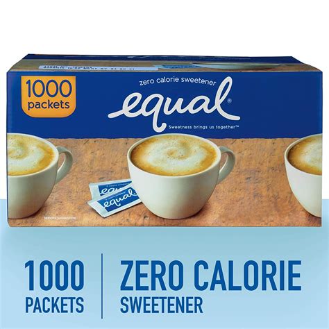 Equal 0 Calorie Sweetener Sugar Substitute Zero Calorie Sugar