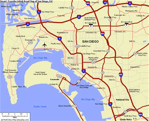 Map Of San Diego California Maps Location Catalog Online