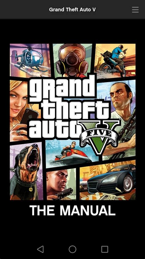 Gta 5 Grand Theft Auto V The Manual 50 Apk Download Per Android