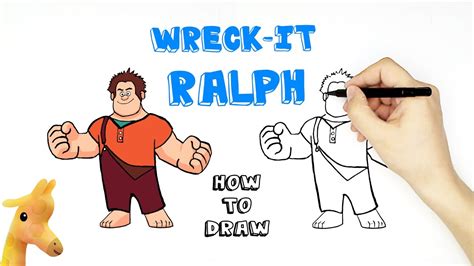 How To Draw Wreck It Ralph Youtube