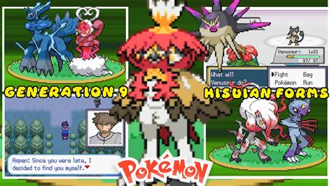 New Pokemon Gba Rom Hack With Gen 9 Paldean And Hisuian Forms Paradox