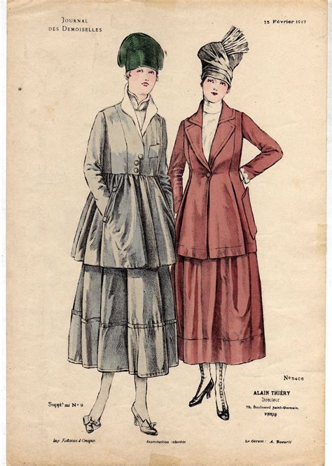 journal-des-demoiselles-1917-fashion-plates,-history-fashion,-fashion-1910