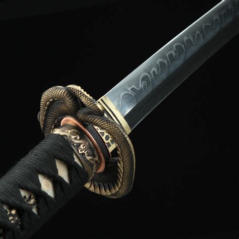 High Performance T10 Carbon Steel Authentic Hamon Japanese Katana Sword