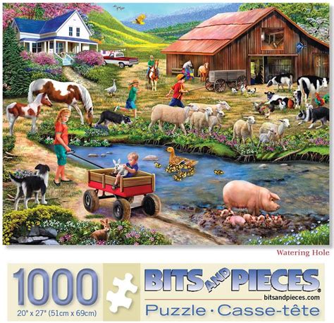 Buy Bits And Pieces 1000 Piece Jigsaw Puzzle For Adults 20 X 27