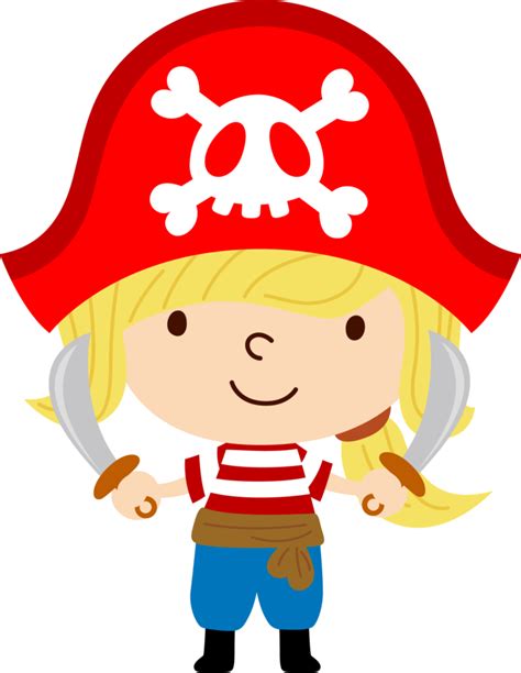 Whole Board Pirate Clip Art, Pirate Party, Pirate Kids, - Dibujo Pirata Infantil - Png Download ...