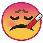Emoji Thermometer Sick Face Google Smiley Icon