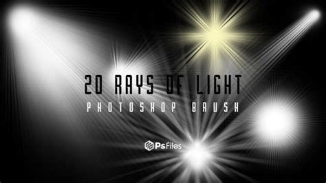 20 Rays Of Light Brush Free Photoshop Brushes At Psfiles