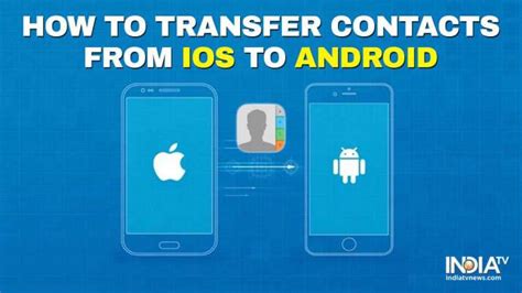 Know How To Transfer Your Contacts From Ios To Android Using Simple