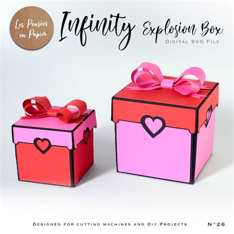 Infinity Explosion Box Svg Instant Download Svg Project Etsy Australia