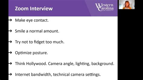 How To Do A Zoom Interview Youtube