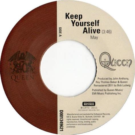 Queen Keep Yourself Alive Usa 2011 Reissue Single Gallery
