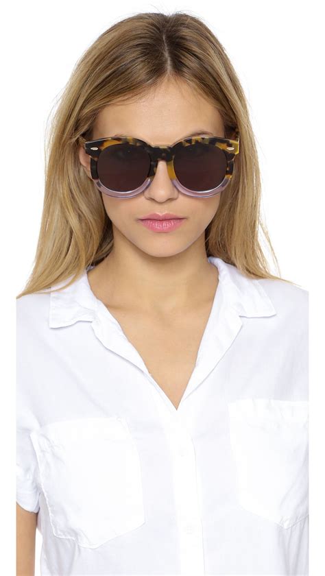 Karen Walker Super Duper Thistle Sunglasses Sunglasses Fashion