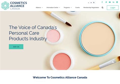 Cosmetics Alliance Canada Personal Care Products Industry