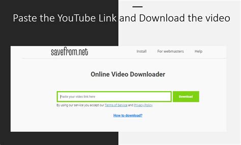 How To Download Youtube Videos With Savefrom