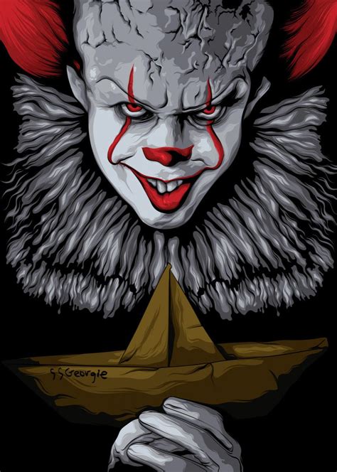 Resultado de imagen para ça le clown tueur dessin | Pennywise poster