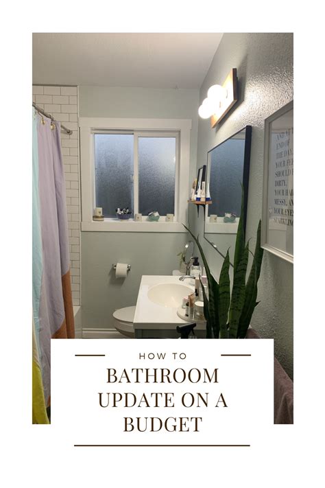 Heres Your Guide To Updating Your Bathroom On A Budget Cost To Redo