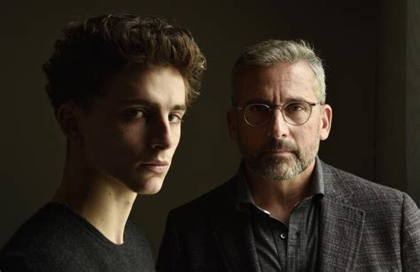 Timothée hal chalamet was born in manhattan, to nicole flender, a real estate broker and dancer, and marc chalamet, a unicef editor. Steve Carell, Timothee Chalamet say 'physical dialogue ...