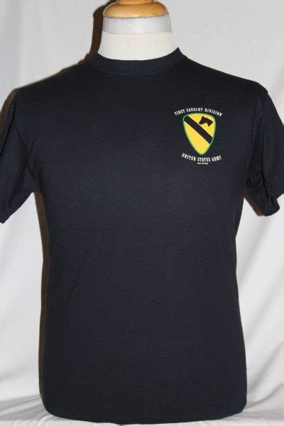 New 1st Cavalry Division T Shirt The Soldier And War Shop