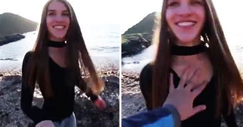 Boyfriend Shoves Girl Off Cliff In Horror Clip That Has Stunned