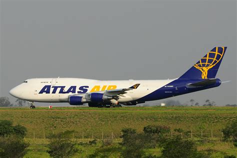 Atlas Air Boeing 747 400 Sbkp Vcp Aeroporto Internacio Flickr