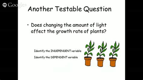 Many people would think that instinct and intuition are unscientific, but many of the greatest scientific leaps were a result of 'hunches'. How to Write a Testable Question - YouTube