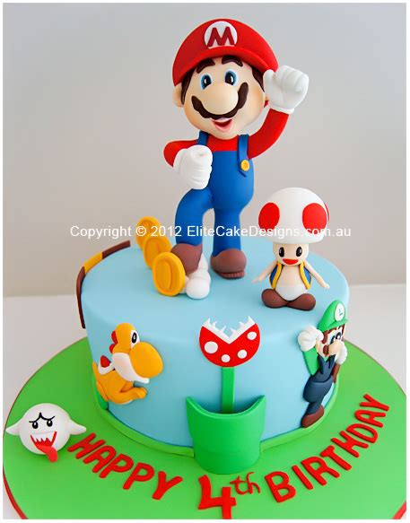 Birthday party — and it was a raging success. Super Mario Birthday Cake, Birthday Cakes for kids, Children's Birthday Cakes, 1st Birthday ...