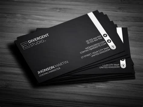 Sleek And Clean Business Card Business Card Templates ~ Creative Market