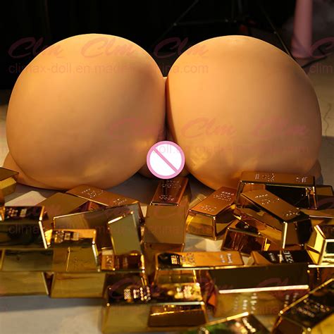 Clm Climax Doll Gold Big Ass Girl With Vagina Sexy Lady Butt Sex Doll