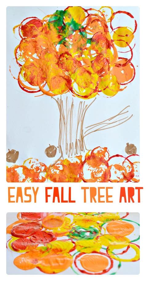 Simple Fall Tree Art Projects Even Toddlers Can Make Fall Art