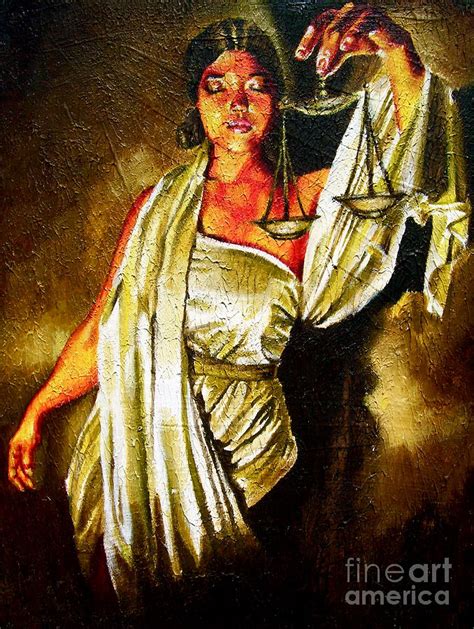Lady Justice Sepia Painting By Laura Pierre Louis Pixels