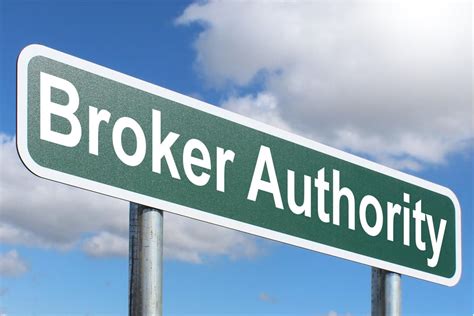 Broker Authority Free Of Charge Creative Commons Green Highway Sign Image