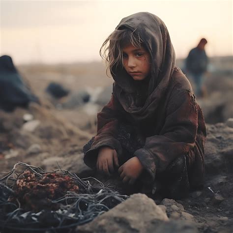 Sessão Fotográfica Da Luta Pela Sobrevivência De Crianças Palestinas Em
