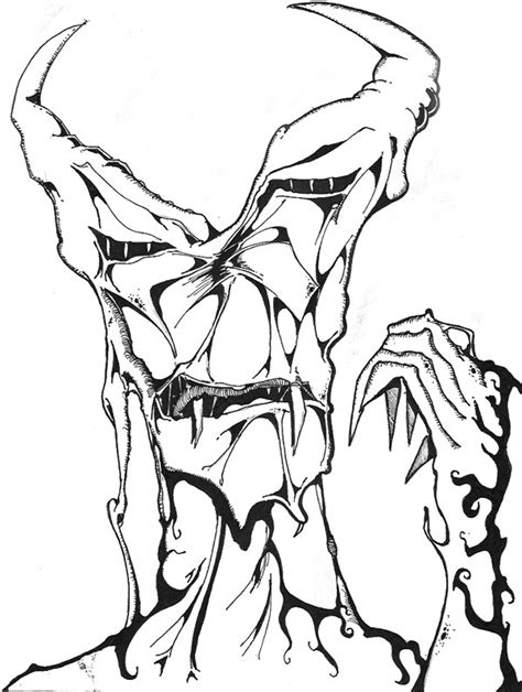 Easy Monster Drawings Free Download On Clipartmag
