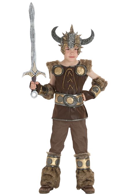Boys Viking Warrior Costume Kids Viking Costumes