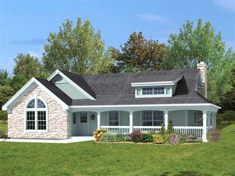 One Story Country House Plans With Porches House Plans