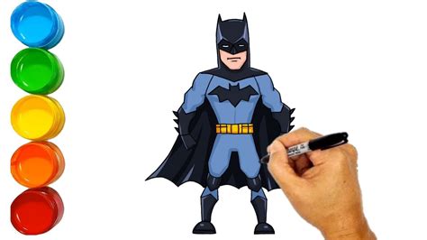 How To Draw Batman How To Draw Batman Full Body Easy Drawings