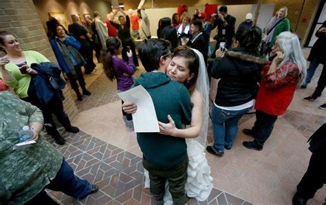 Same Sex Marriage Supporters Applaud Ohio And Utah Rulings The New