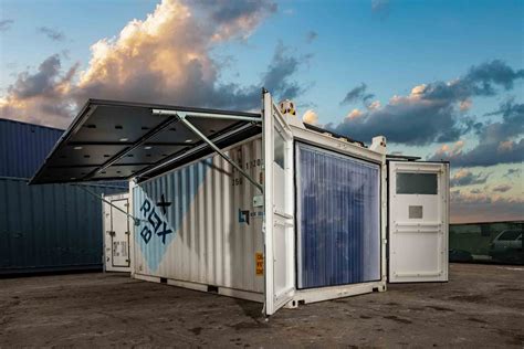 Solar Powered Shipping Container Fridges And Generators Roxbox Containers