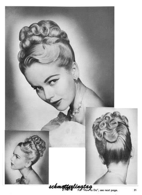 1950s Hairstyles 1950s Atomic Hairstyle Book Create 50s