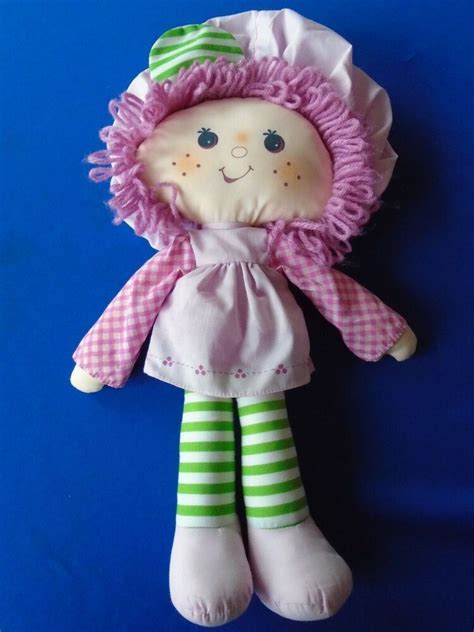 1980s Era Strawberry Shortcake Plush Raspberry Tart Rag Doll Kenner