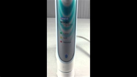 The wow of a professional clean feel every day. Demonstration of Oral B Sonic Complete Electric Toothbrush ...