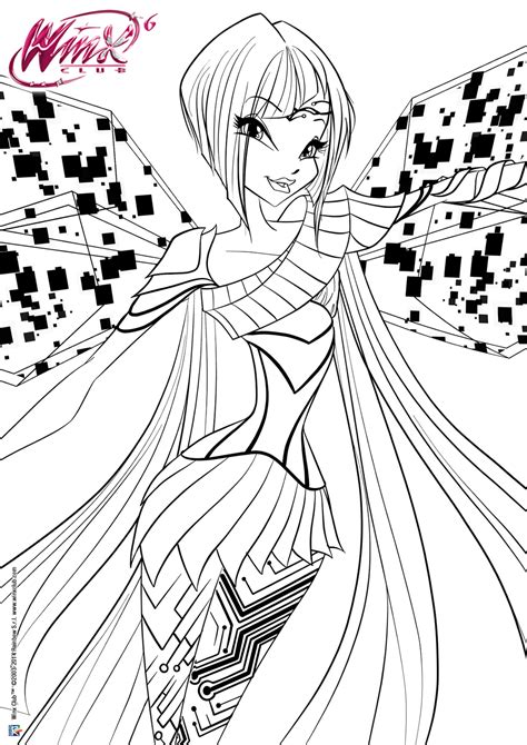 Bloom is the fairy of the dragon flame. Coloreables Winx Bloomix Fairy Couture ~ My Winx Club ...