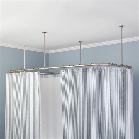 Explore the catalogue and find the biggest range of curtain tracks. Ceiling Mounted Shower Curtain - HomesFeed