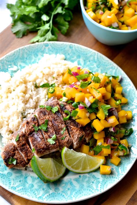 I also provide a little cooking hack to have this chicken on the dinner table and ready to eat in under 30 minutes! Jerk Chicken With Mango Salsa | Recipe | Mango salsa ...