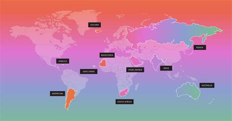 Pride Around The World Lgbt Rights By Country 2019 Map
