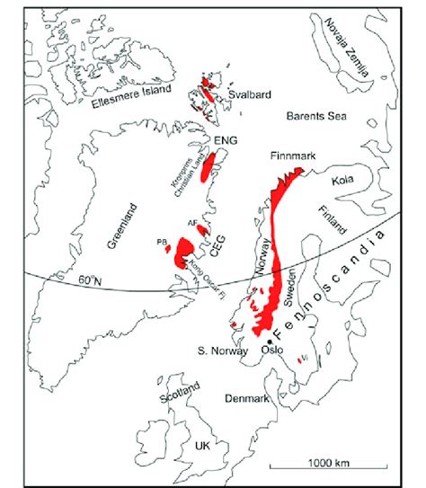 Northern Europe And Greenland In Plate Tectonic Position In Early